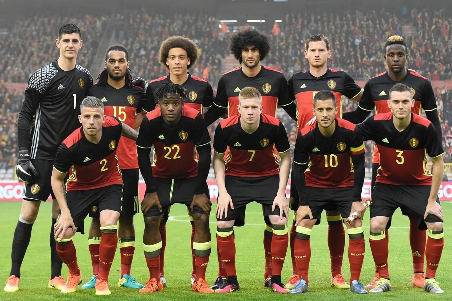 Tieši ADIDAS pārstāvētā Beļģijas izlase šajā čempionātā būs visnenovērtētākā komanda.  Foto: UEFA.com