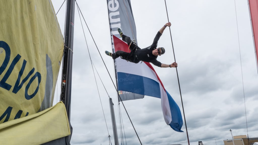 June 27, 2015. The Inmarsat In-Port Race Gothenburg onboard Team Brunel